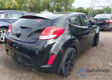 2012 Hyundai Veloster Base W/Red/Black from USA, damaged, VIN KMHTC6AD0CU053038